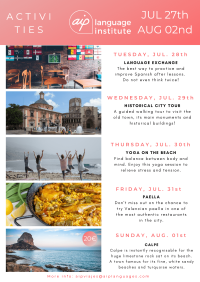 Week 31:27 juli – 2 augustus